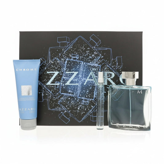 AZZARO_AZZARO CHROME 3.4 EDT M + 2.5 SHAMPOO + 10ML  (132381) - France